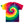 Load image into Gallery viewer, Rainbow Tie-Dye Shaka Shirt, (embroidered white front logo)
