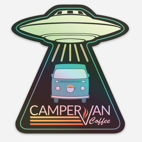 UFO Holographic Sticker