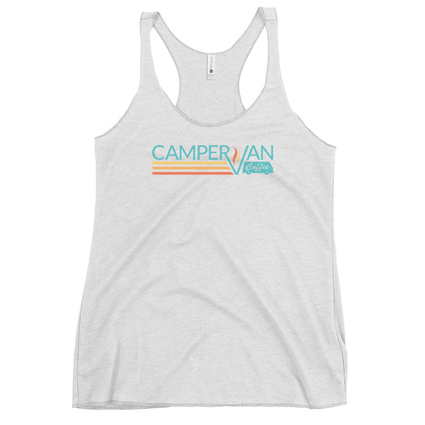 Women's Racerback Tank, (front logo)