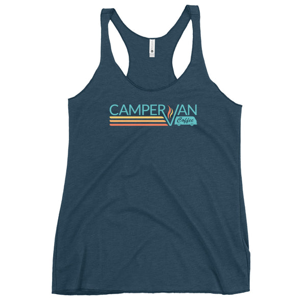 Women's Racerback Tank, (front logo)