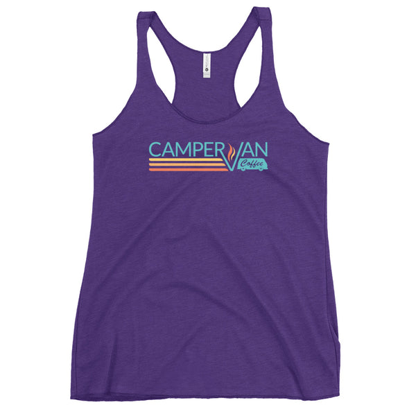 Women's Racerback Tank, (front logo)