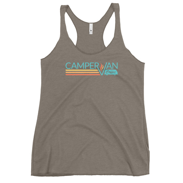 Women's Racerback Tank, (front logo)