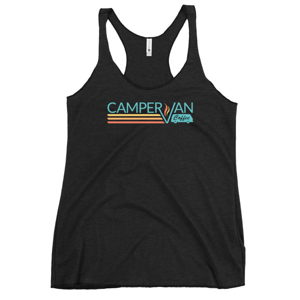 Women's Racerback Tank, (front logo)