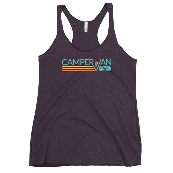 Women's Racerback Tank, (front logo)