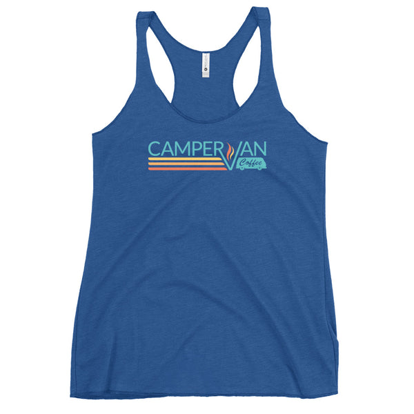 Women's Racerback Tank, (front logo)